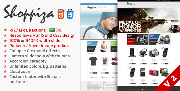 Shoppiza Responsive Html 5 Opencart Theme
