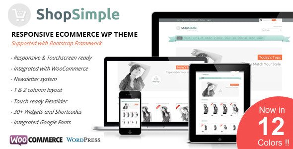 Shopsimple - Responsive eCommerce WordPress Theme eCommerce