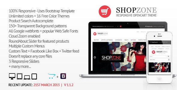 Shopzone - Responsive Opencart Theme