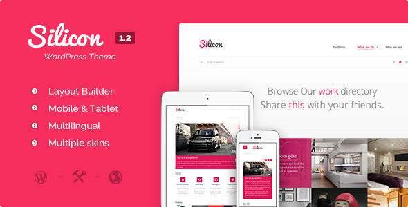 Silicon - Responsive WordPress Theme Corporate