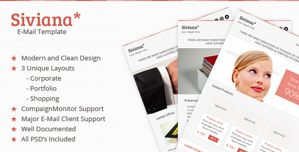 Siviana Multipurpose Email Template