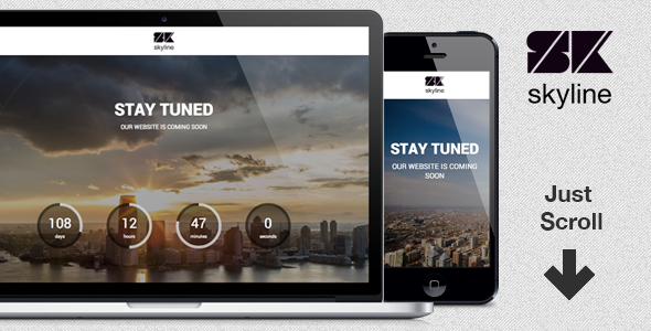 Skyline - Coming Soon Page Template Specialty Page