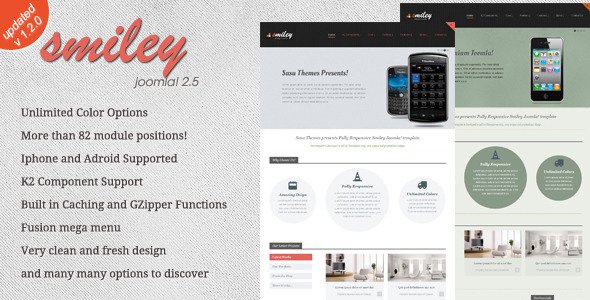 Smiley Premium - Joomla Template