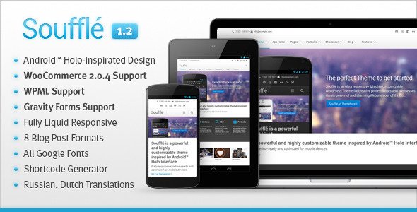 Souffle — Responsive Retina Multi-Purpose Theme WordPress