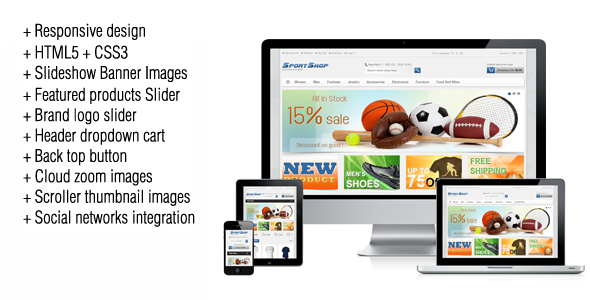 SportShop - Responsive PrestaShop Theme