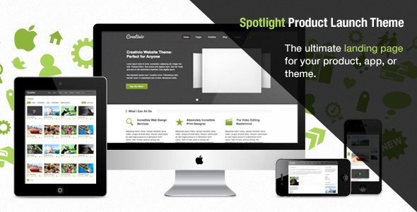 Spotlight Product Launch Page LandingPages Landing Page