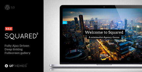 Squared Minimalist Creative Wordpress Theme Creative