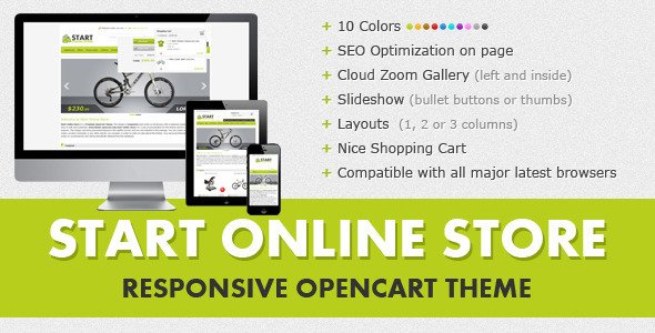 Start Online Store - Responsive OpenCart Theme