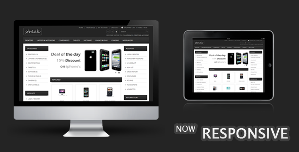 Streak Responsive OpenCart Theme