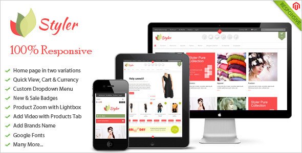 Styler - 100% Responsive Magento Theme