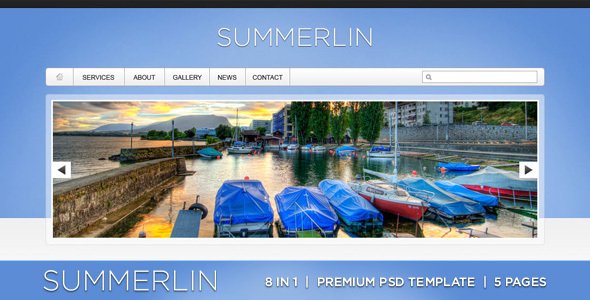 Summerlin - 8 in 1 - Premium PSD Template Creative PSDTemplates