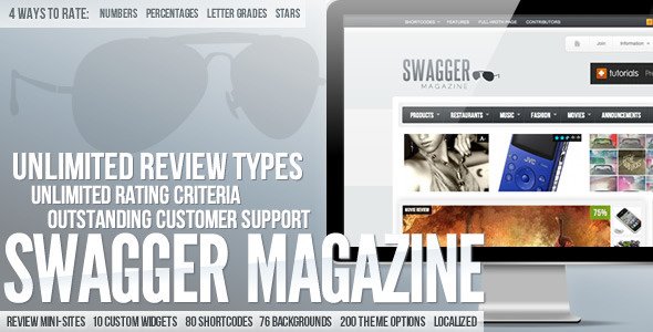 SwagMag - WordPress Magazine/Review Theme Blog/Magazine