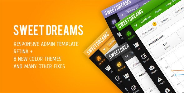 Sweet Dreams Premium Admin Template AdminTemplates