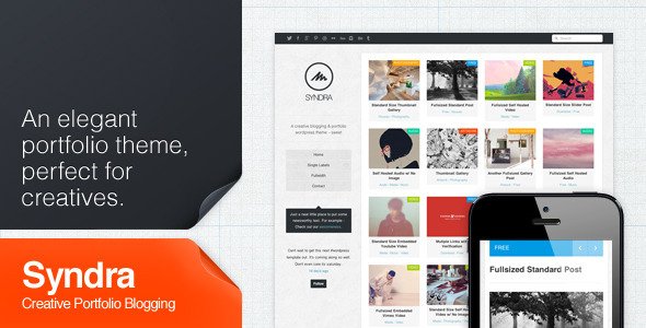 Syndra - Creative Portfolio Blogging WordPress Creative