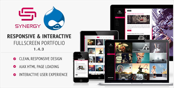 Synergy - Responsive Drupal 7 Theme