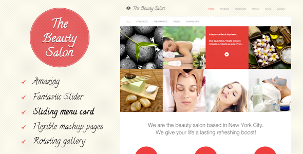 The Beauty Salon WordPress Retail