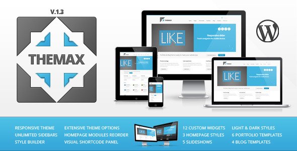 Themax Responsive WP Theme WordPress Creative