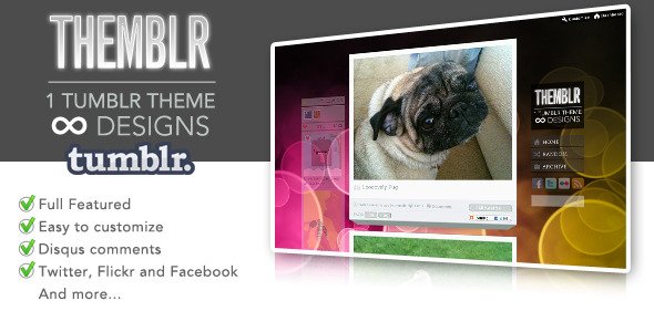 Themblr - 1 Tumblr Theme infinite designs