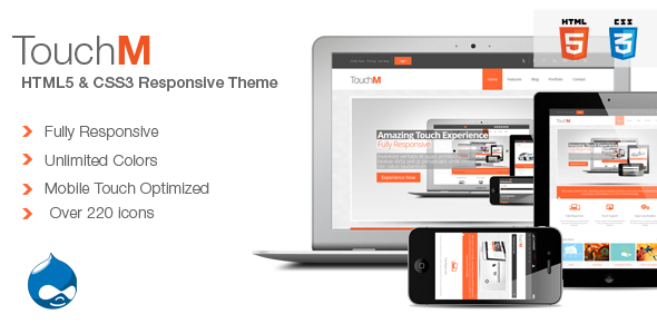 TouchM - Responsive HTML5 & CSS3 Drupal Theme
