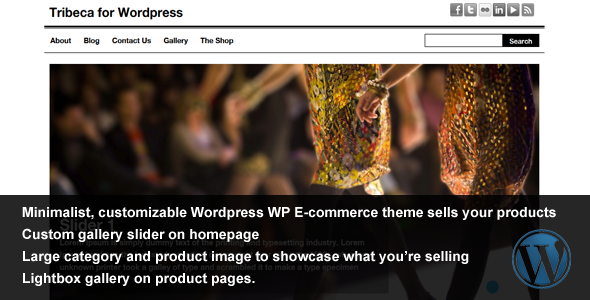 Tribeca Wordpress - WP E-commerce Theme eCommerce