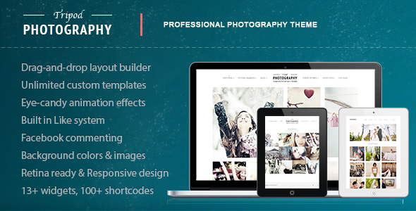 Tripod - Professional WordPress Photography Theme Creative