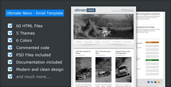 Ultimate News - Email Template