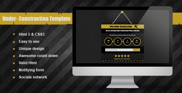 Under - Under Construction Template Specialty Page