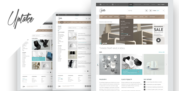 Uptake Store PSD Template Retail