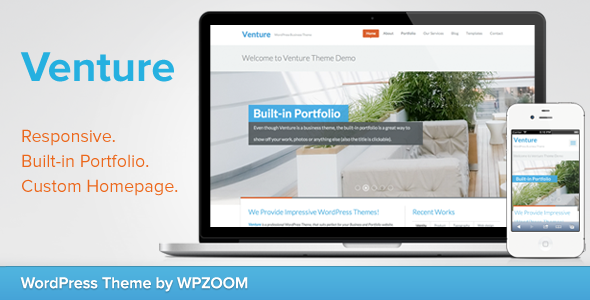 Venture - Business & Portfolio WordPress Theme Corporate