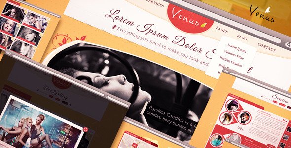 Venus - Beauty Center PSD Template Retail