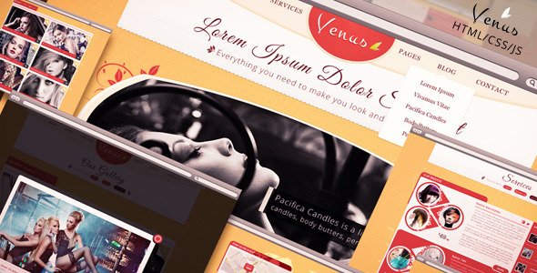 Venus - Beauty Center HTML Template Retail