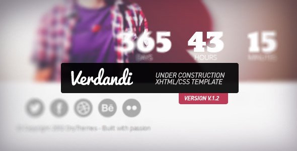 Verdandi - Under Construction Page Template Specialty Page