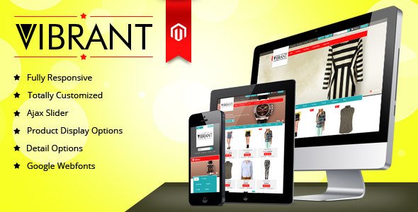 Vibrant : Responsive Unique Magento Theme