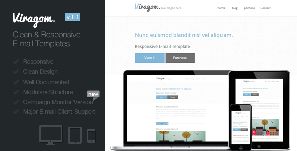 Viragom - Responsive E-mail Template