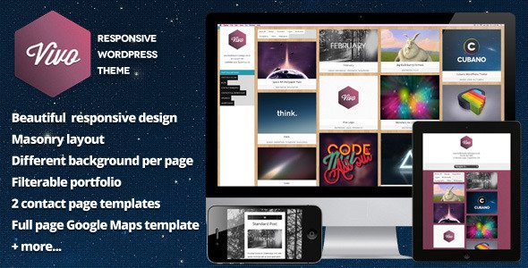 Vivo - Responsive WordPress Portfolio Creative