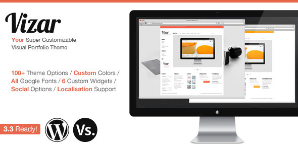 Vizar - Fully Customizable Visual Portfolio Theme WordPress