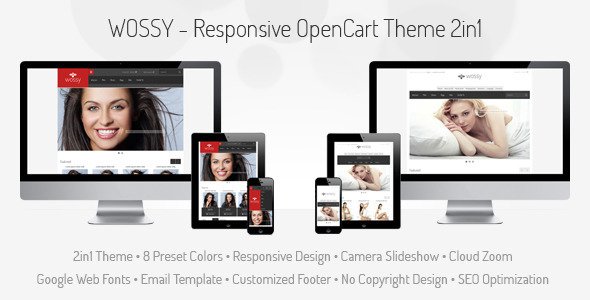 WOSSY - Responsive OpenCart Theme 2in1 Shopping