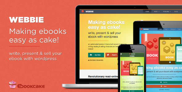 Webbie - WordPress theme for ebook authors Corporate