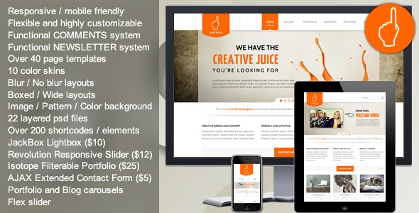 Wise Guys - Responsive Multipurpose HTML5 Template Creative