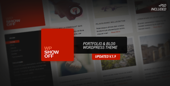 Wp Show Off - Portfolio & Blog WordPress Theme Creative