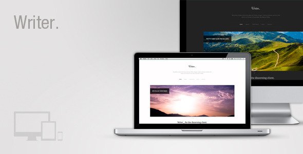 Writer Responsive Wordpress Theme Creative