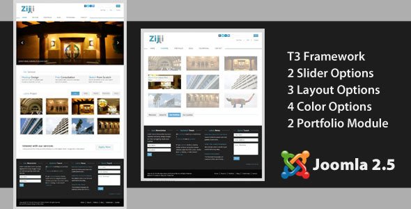 Zijji - Corporate JomSocial Ready Joomla Template Corporate