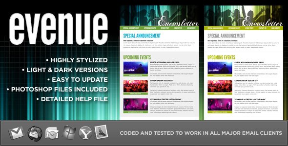 evenue :: Custom email template EmailTemplates Email Template