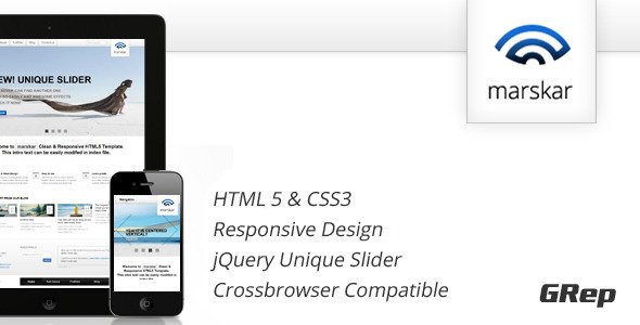 marskar - Responsive HTML5/CSS3 Template Creative
