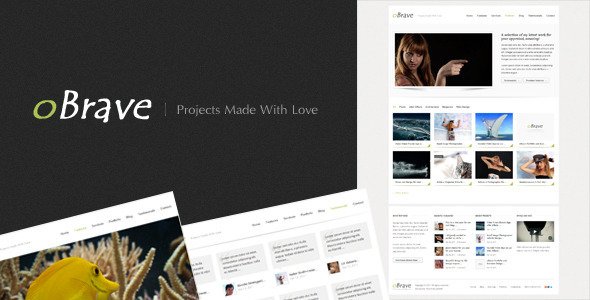 oBrave - Portfolio Wordpress Theme Creative