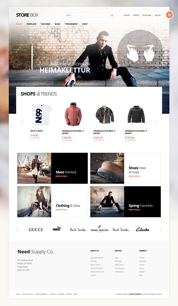 StoreBox Use Storebox e-Commerce Joomla template to create a successful online s