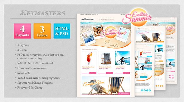 summerBlast - email template EmailTemplates Email Template
