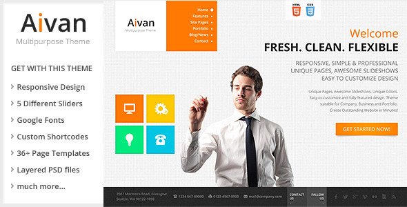 Aivan - Responsive Multipurpose Template