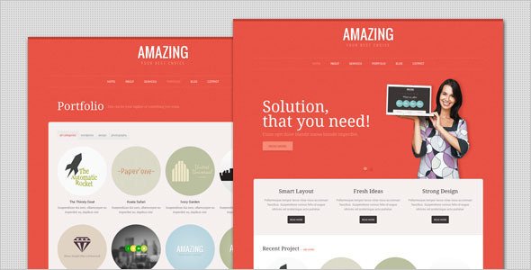 Amazing - Corporate HTML Template