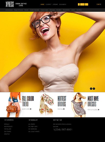 Black Apparel PrestaShop Theme by Delta TMT